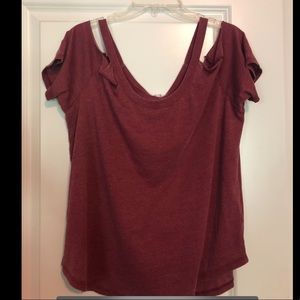 XL Z Supply cold shoulder shirt